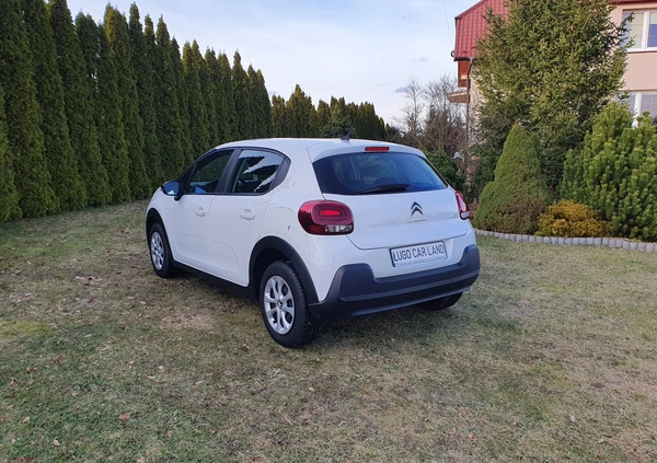 Citroen C3 cena 45900 przebieg: 57000, rok produkcji 2019 z Chojna małe 301